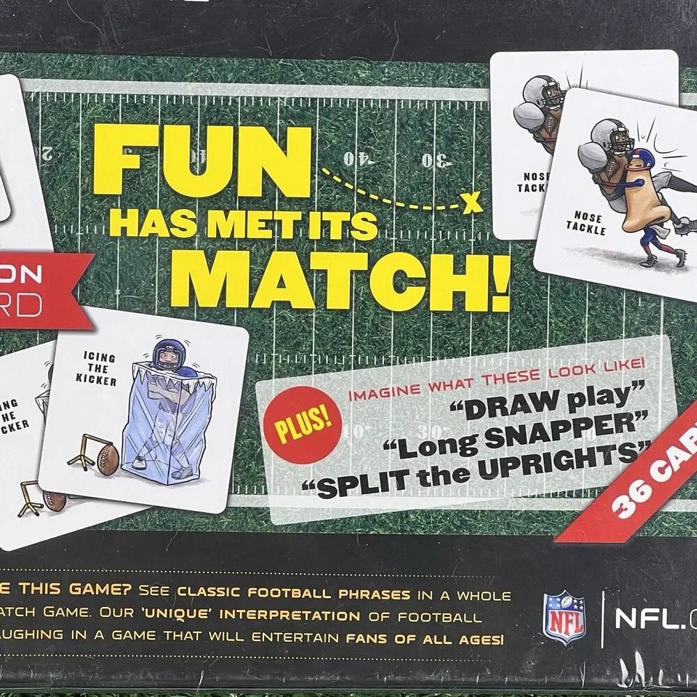 NFL Match Game‎ Seattle Seahawks Memory Toys Kids Birthday Football Party Gifts